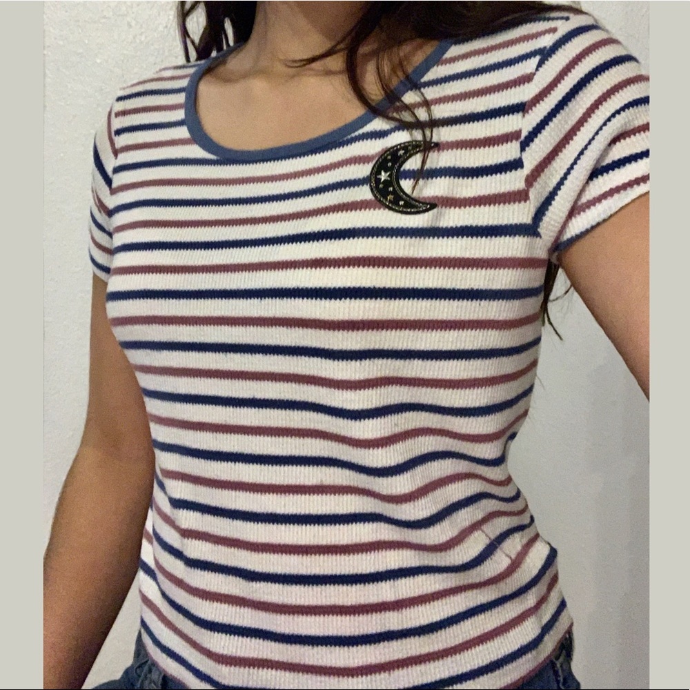 ribbed moon top